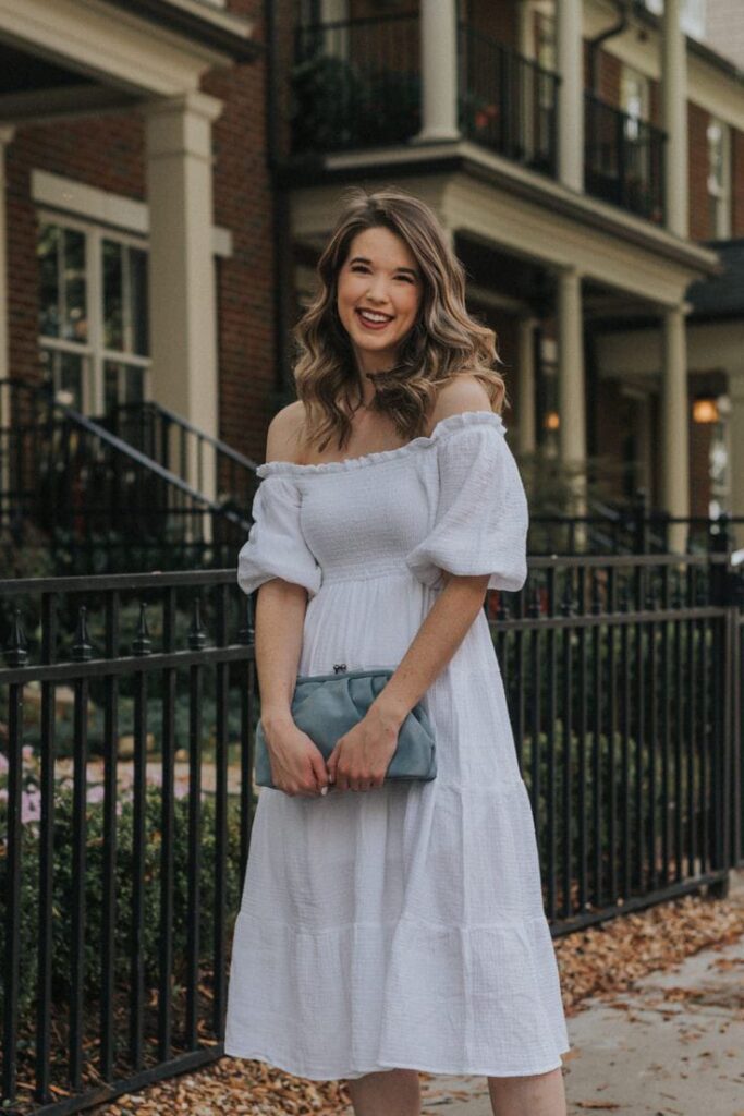 Classic Off-Shoulder Dress