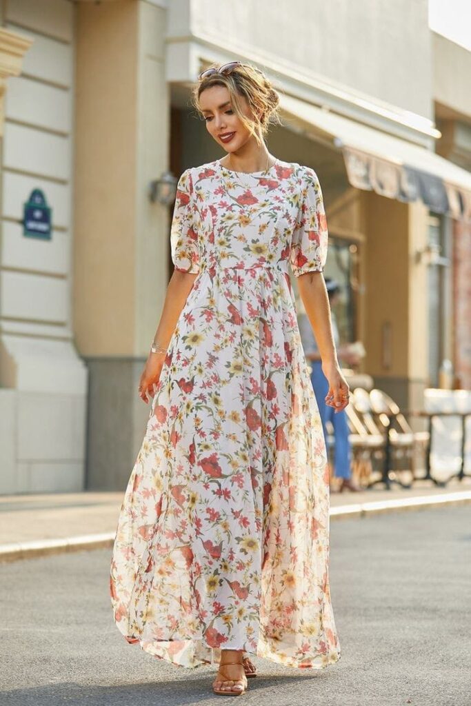 Floral Chiffon Maxi 