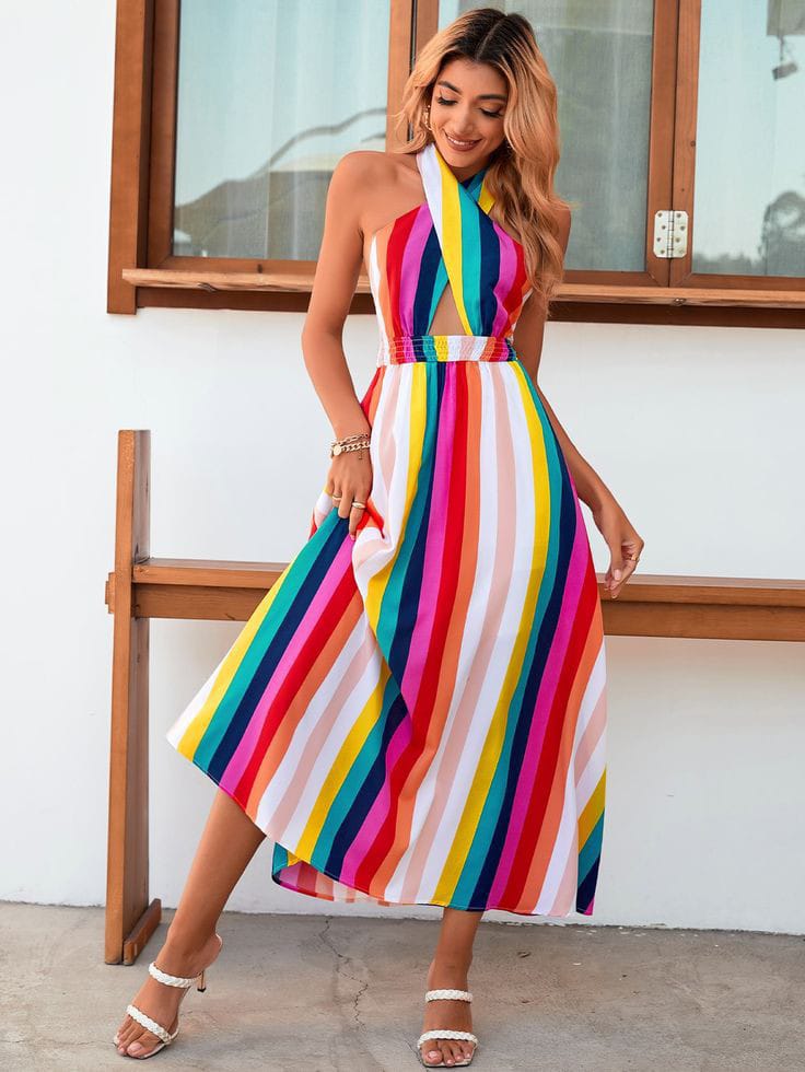 Rainbow Stripes Outfits