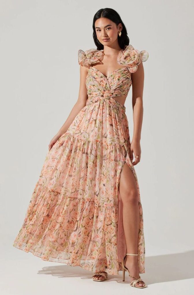 Floral Tiered Dress