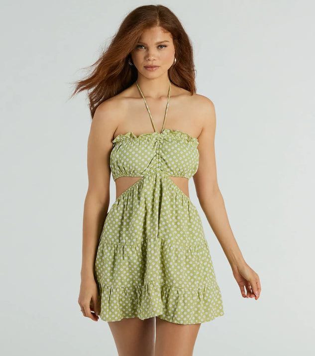 Halter Strappy Dress