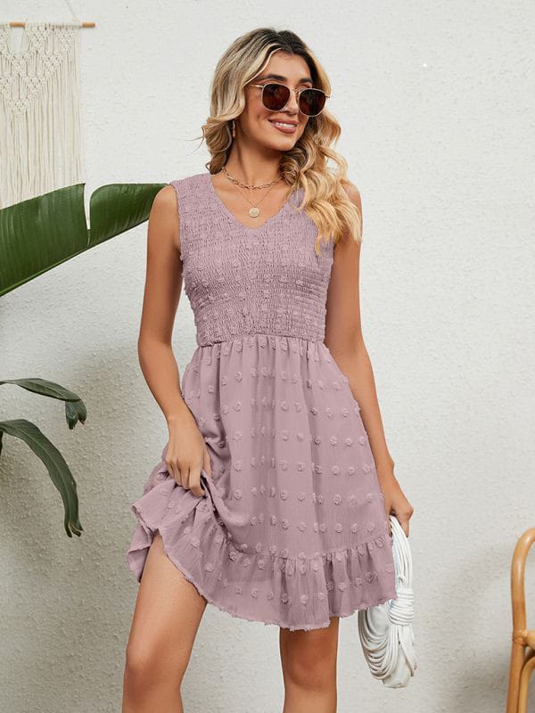  Chiffon Sleeveless Dress