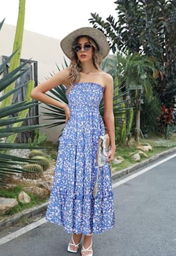 Strapless Summer Sundress