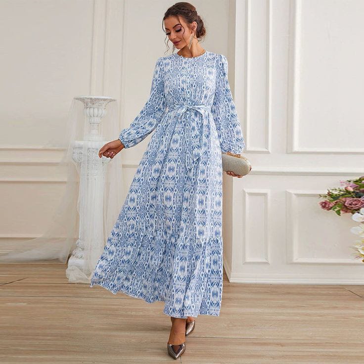 Light Blue Tea Dress