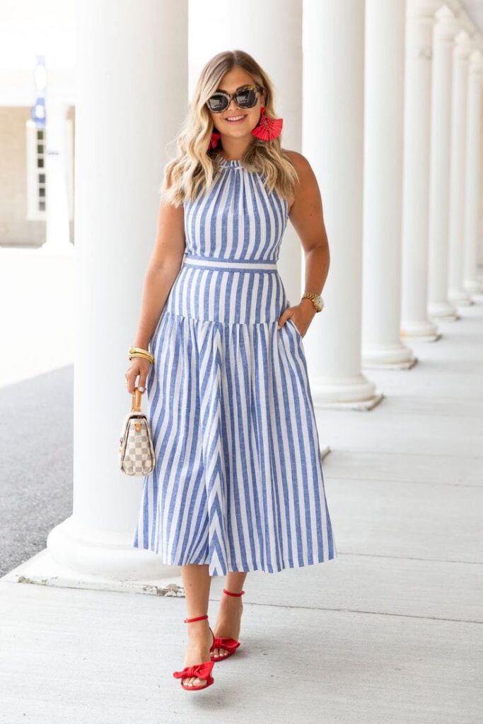 Linen Striped Dresses