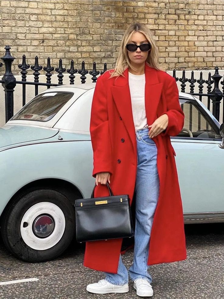 Red Trench Coat