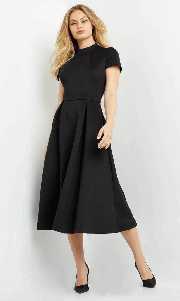 Classic Black Tea Dress