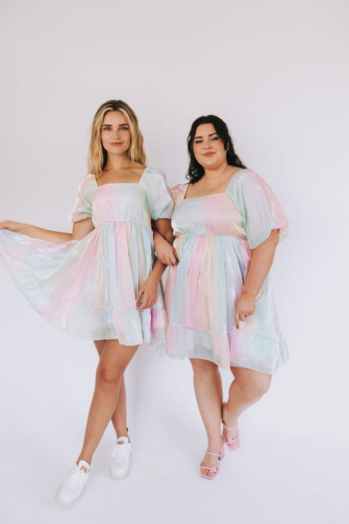 Soft Pastels Mini Dresses