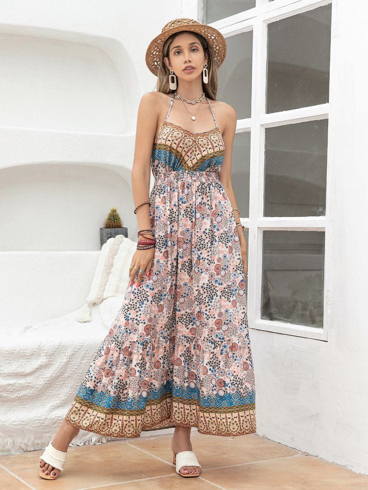 Bohemian Sleeveless Dress