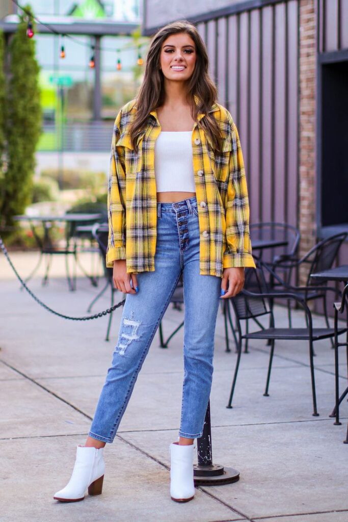 Oversized Plaid Shirt Dress: Comfy and Casual