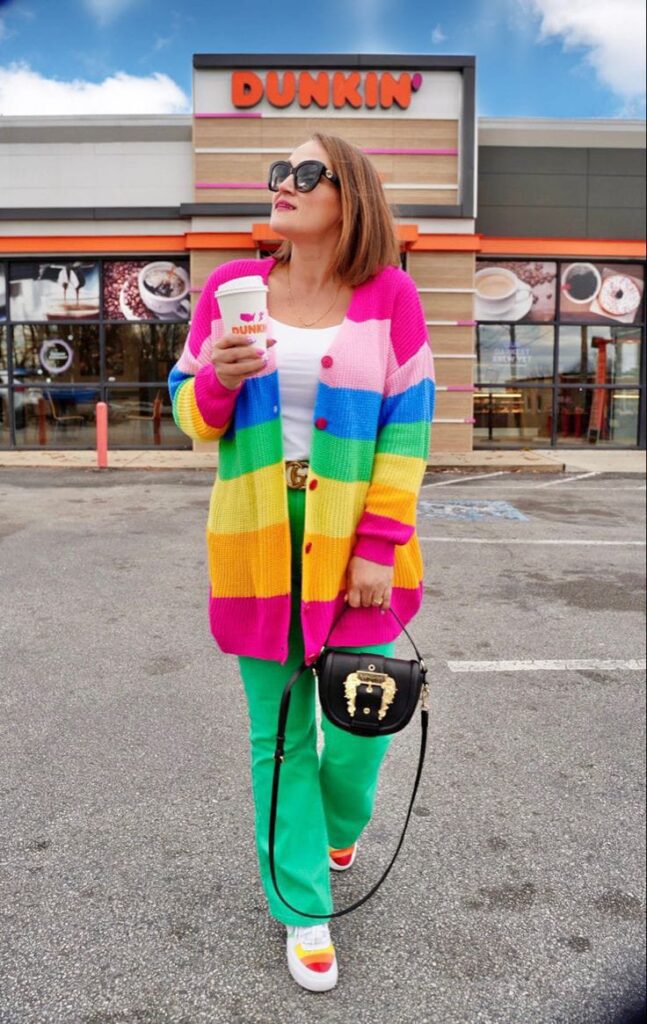 Rainbow Outerwear Outfits