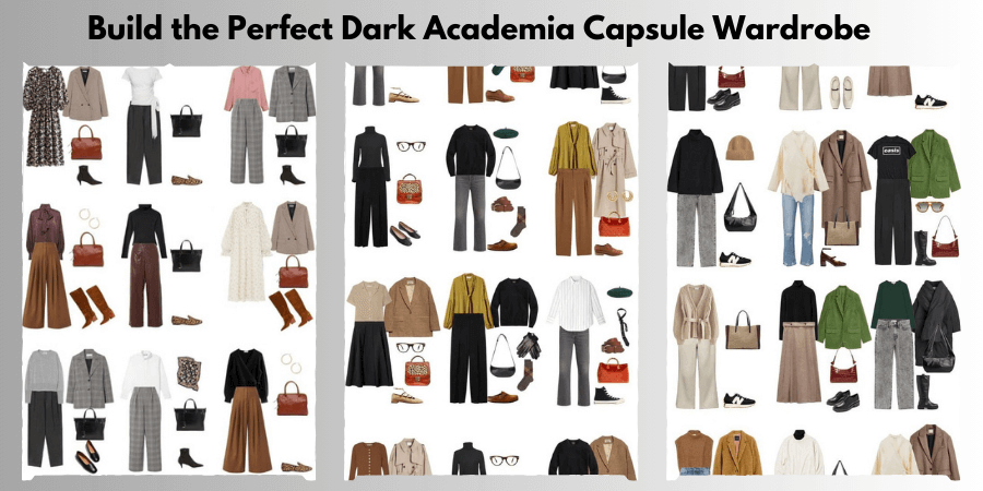 Build the Perfect Dark Academia Capsule Wardrobe