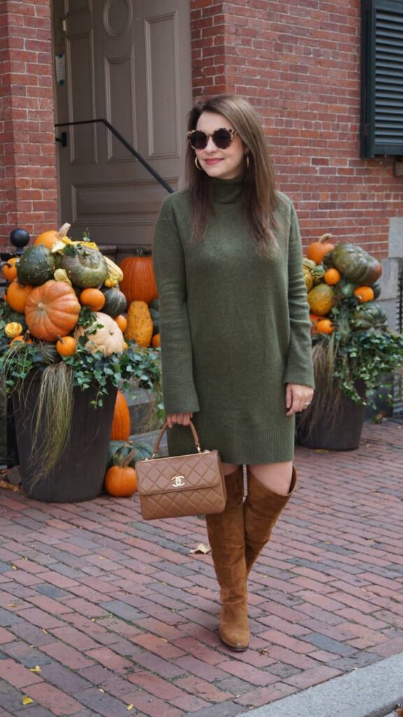 Casual Day Out sweater tunic dress