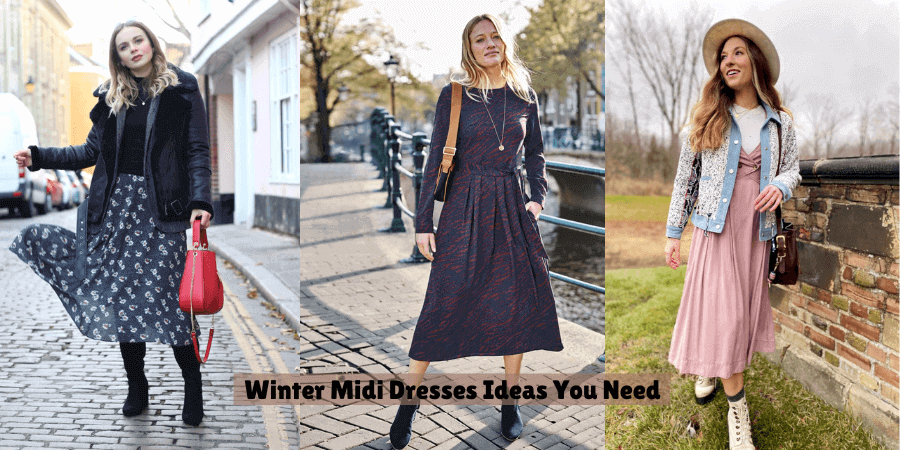 Winter Midi Dresses Ideas