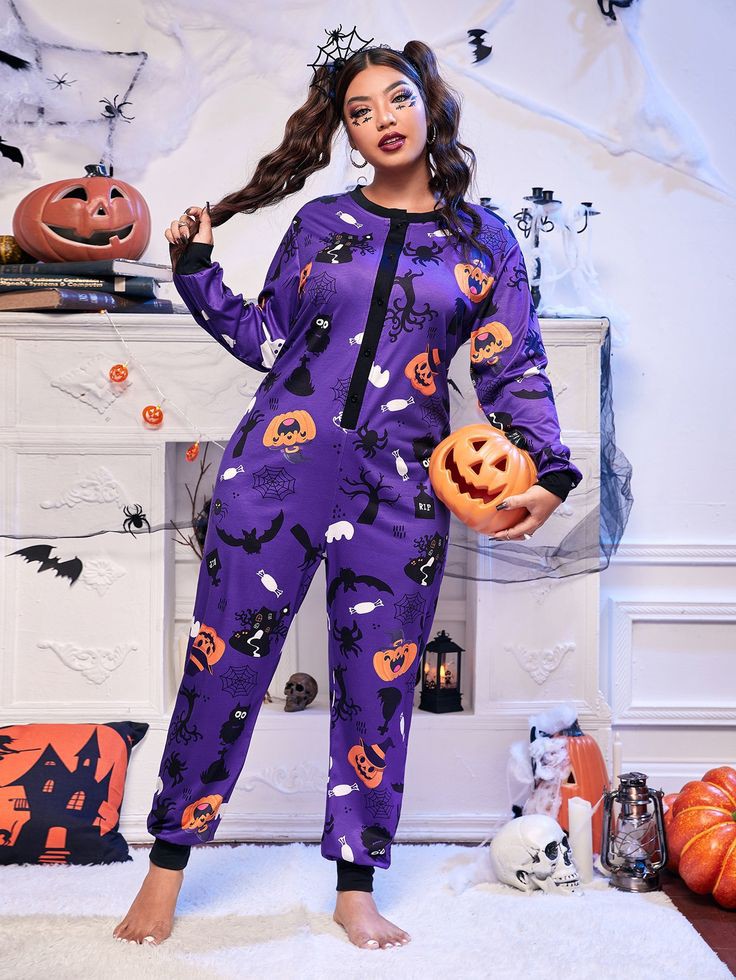 Pumpkin Costume Jumpsuit Dress