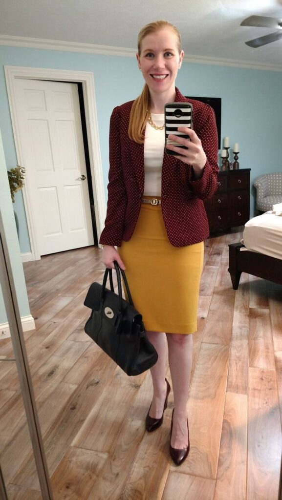 Trendy Mustard & Maroon Combo: Modern and Fresh