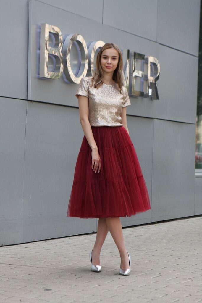 Red Hot Valentine’s Day Tulle Skirt