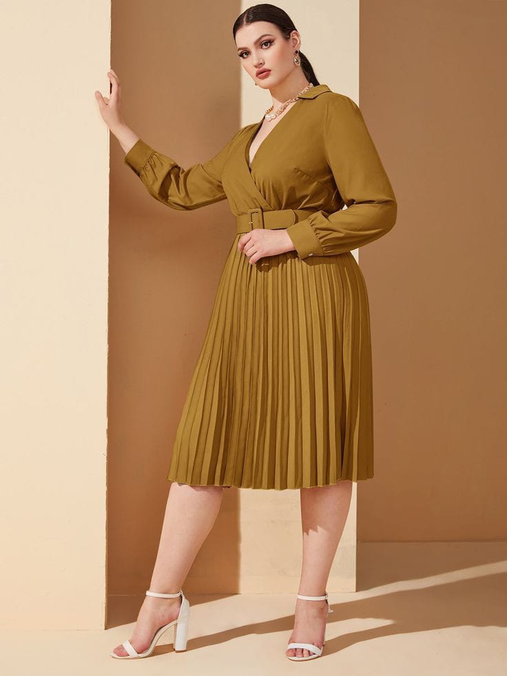 Elegant and Graceful: Pleated Dresses