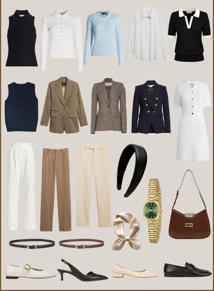 Key Pieces for a Preppy Wardrobe