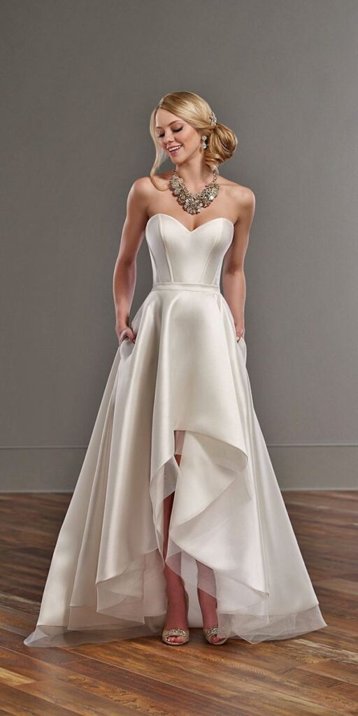 White Wedding High-Low Dress