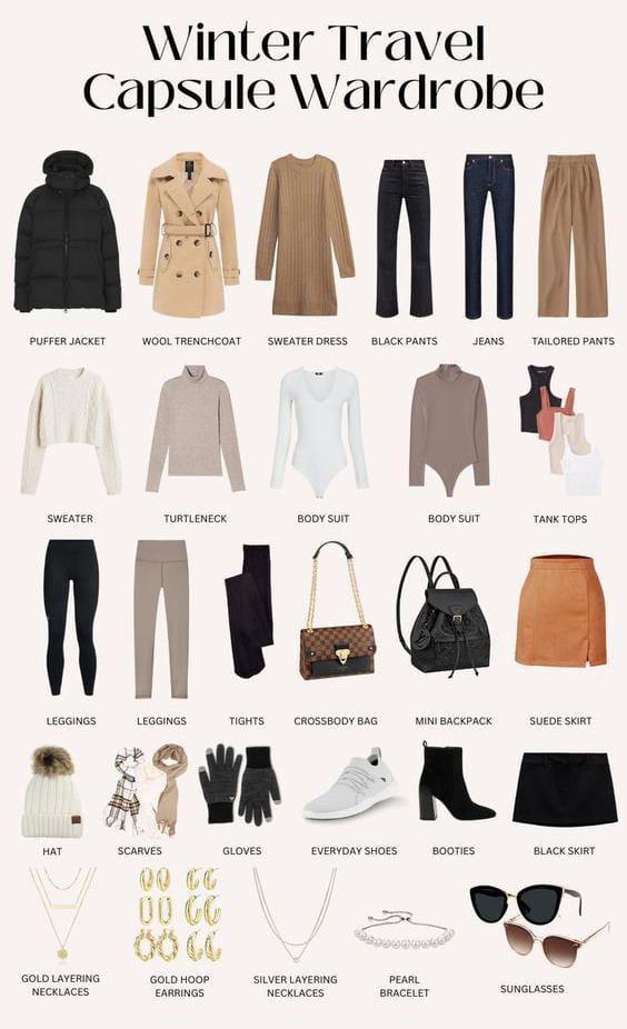 How to Create Outfits with Your Winter Capsule Wardrobe