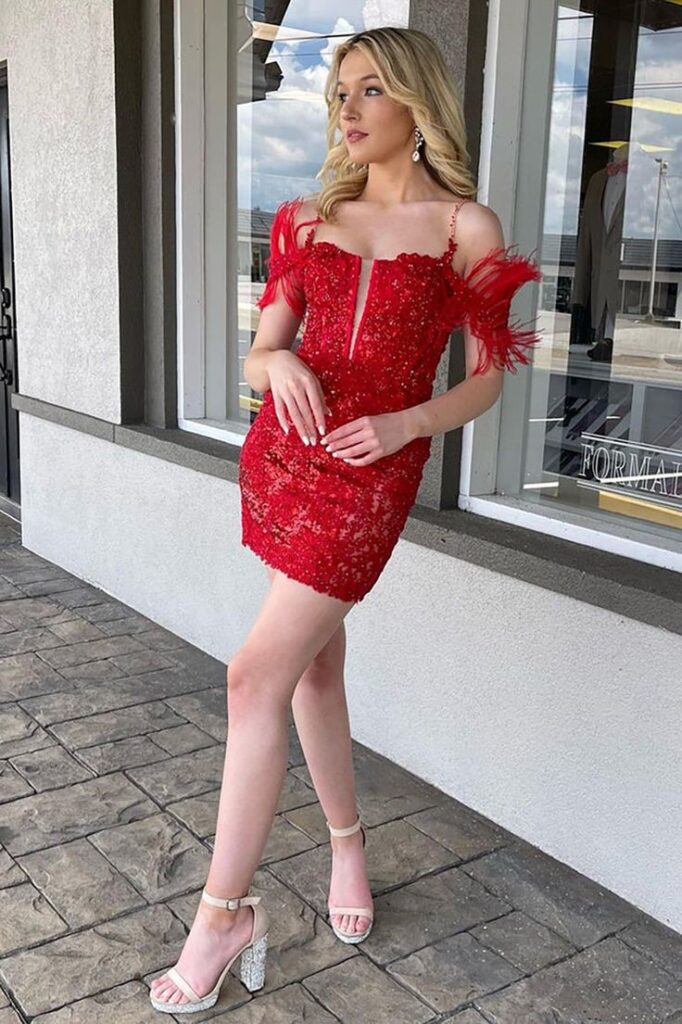  Bold Red Sequin Mini Dress: All Eyes on You