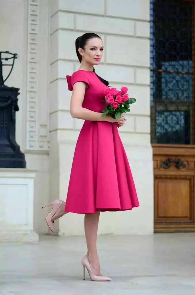 Fuchsia Pink Cocktail Dresses