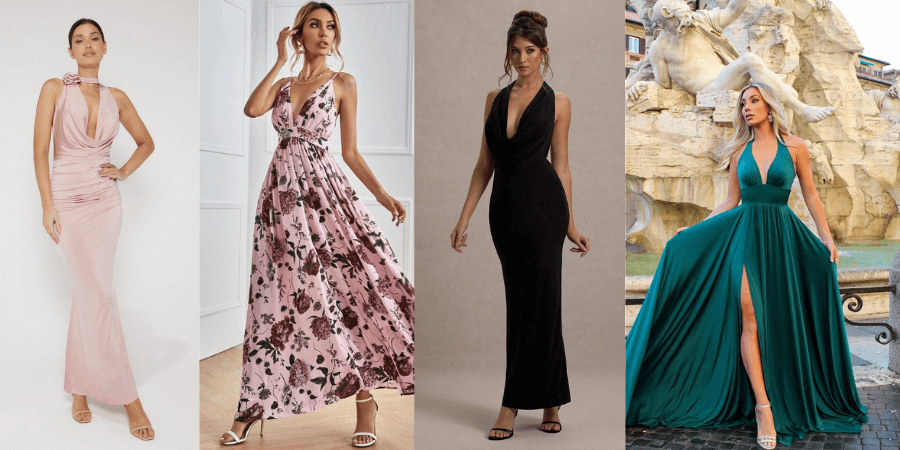 12 Daring Plunge Neck Dresses Ideas for Events