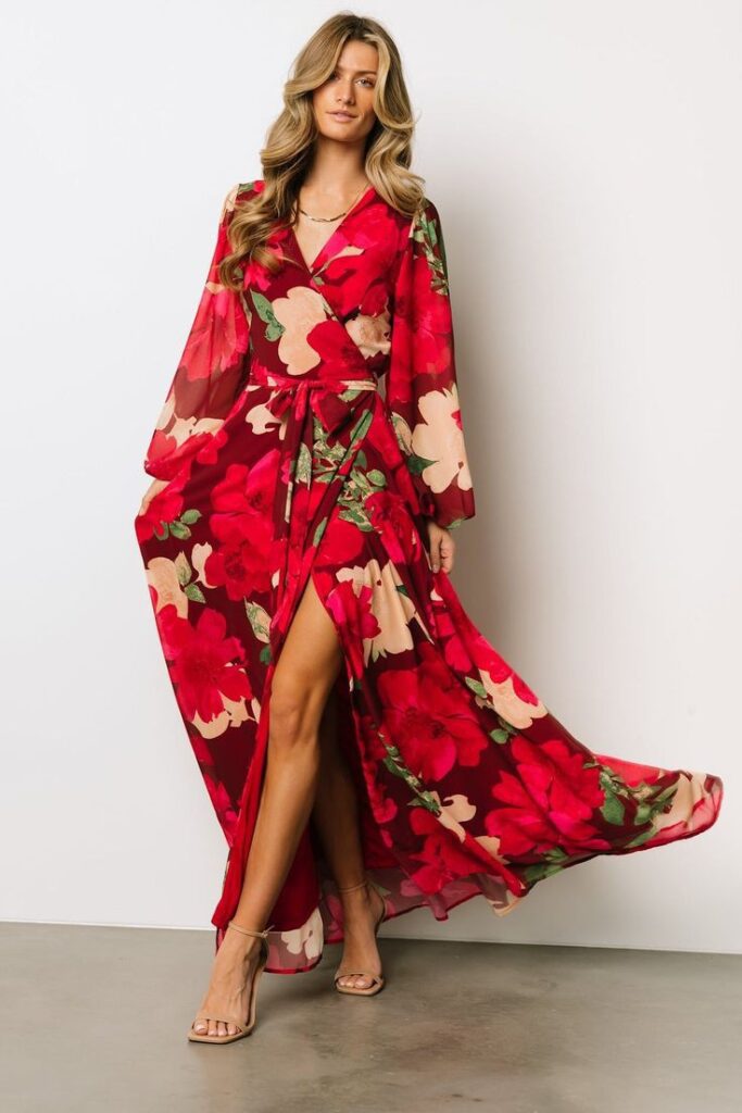 Maxi Wrap Dress