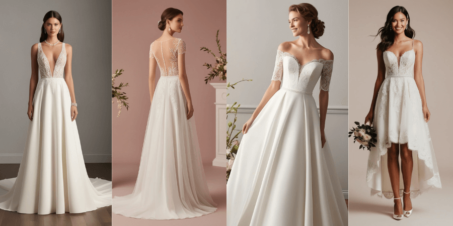 Unique Breathtaking A-Line Bridal Dresses Ideas