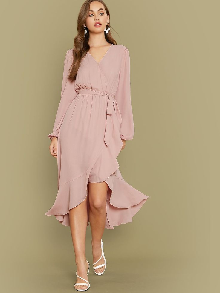 Pastel Wrap Dress