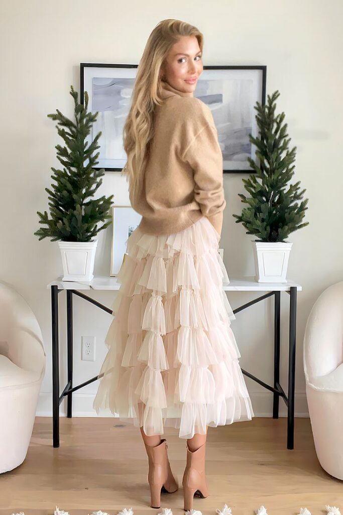 Sweater and Tulle Combo