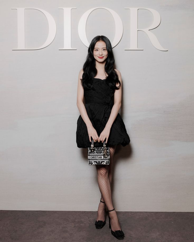 2. Jisoo at Dior – Fall 2022 Strapless Mini Dress