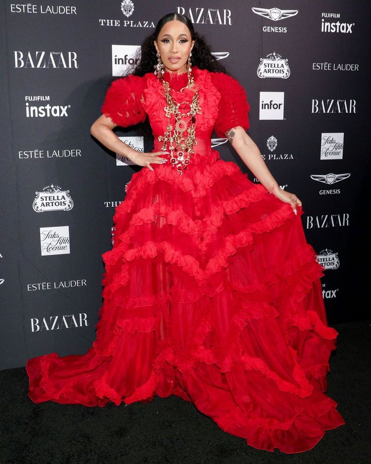 3. Fierce in Red at Paris Fashion Week (2021)