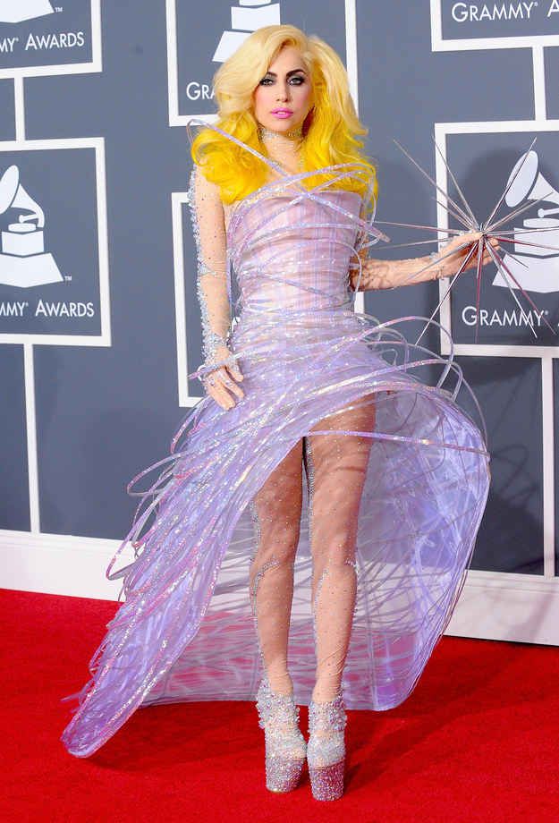 2.Crystal Galaxy Dress – 2010 Grammys