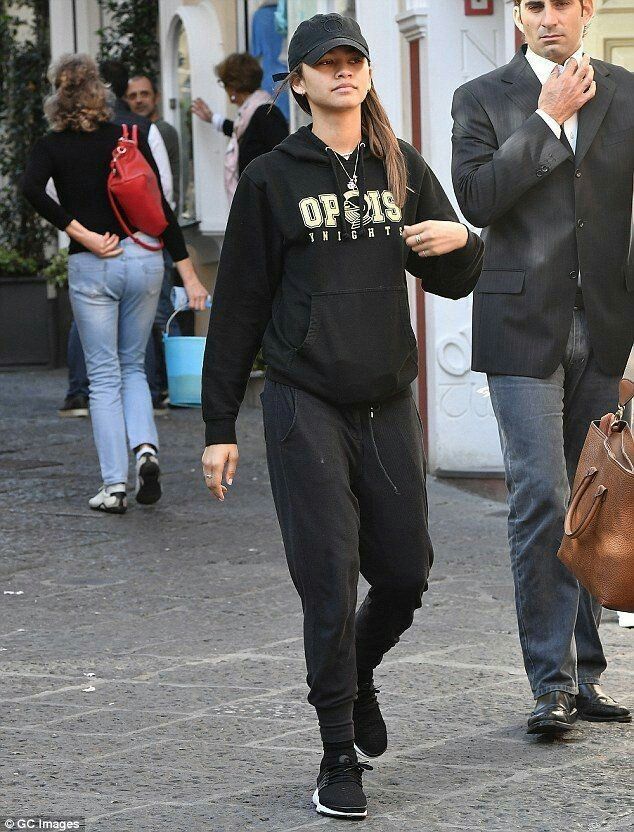 Zendaya Streetwear in Monochrome Magic