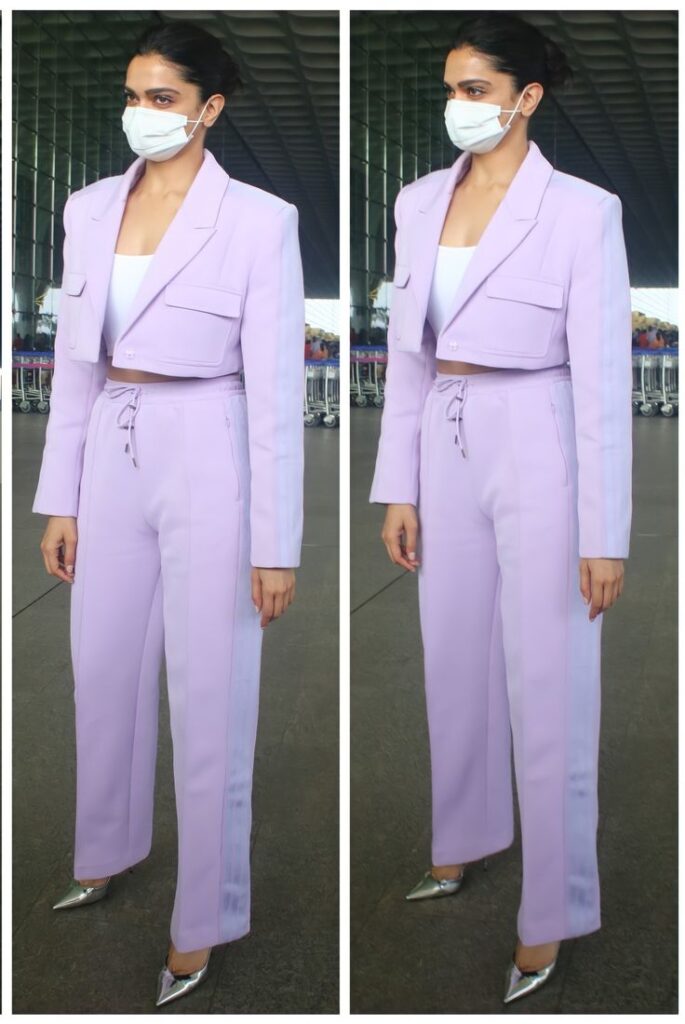 3.Event Appearance in Lilac Blazer