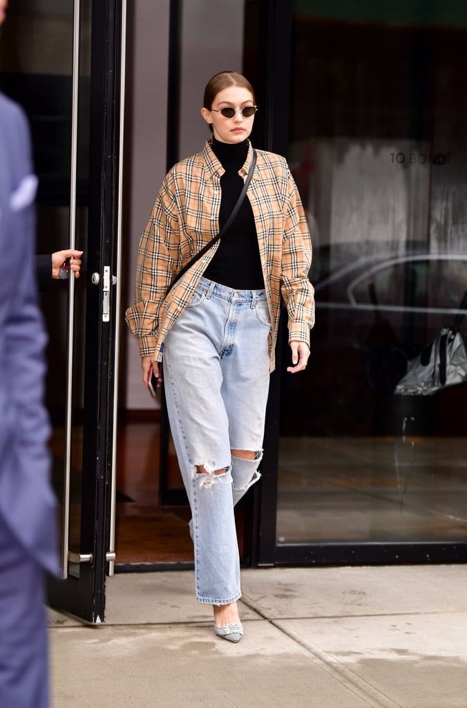 Wide-Leg Trousers with Cropped Tank and Button-Down Shirt
